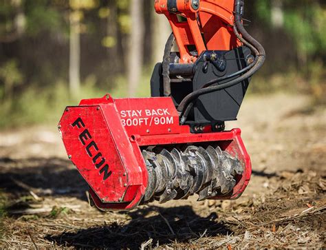 fecon mini excavator mulcher|mulching heads for crawler excavators.